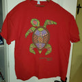 Travel Souvenir Heavy T-Shirt (XL) Turtle Puerto Progresso Mexico