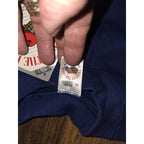 VTG 90s Fruit of the Loom Sweatshirt XL Navy Blue Made in USA Deadstock NOS New