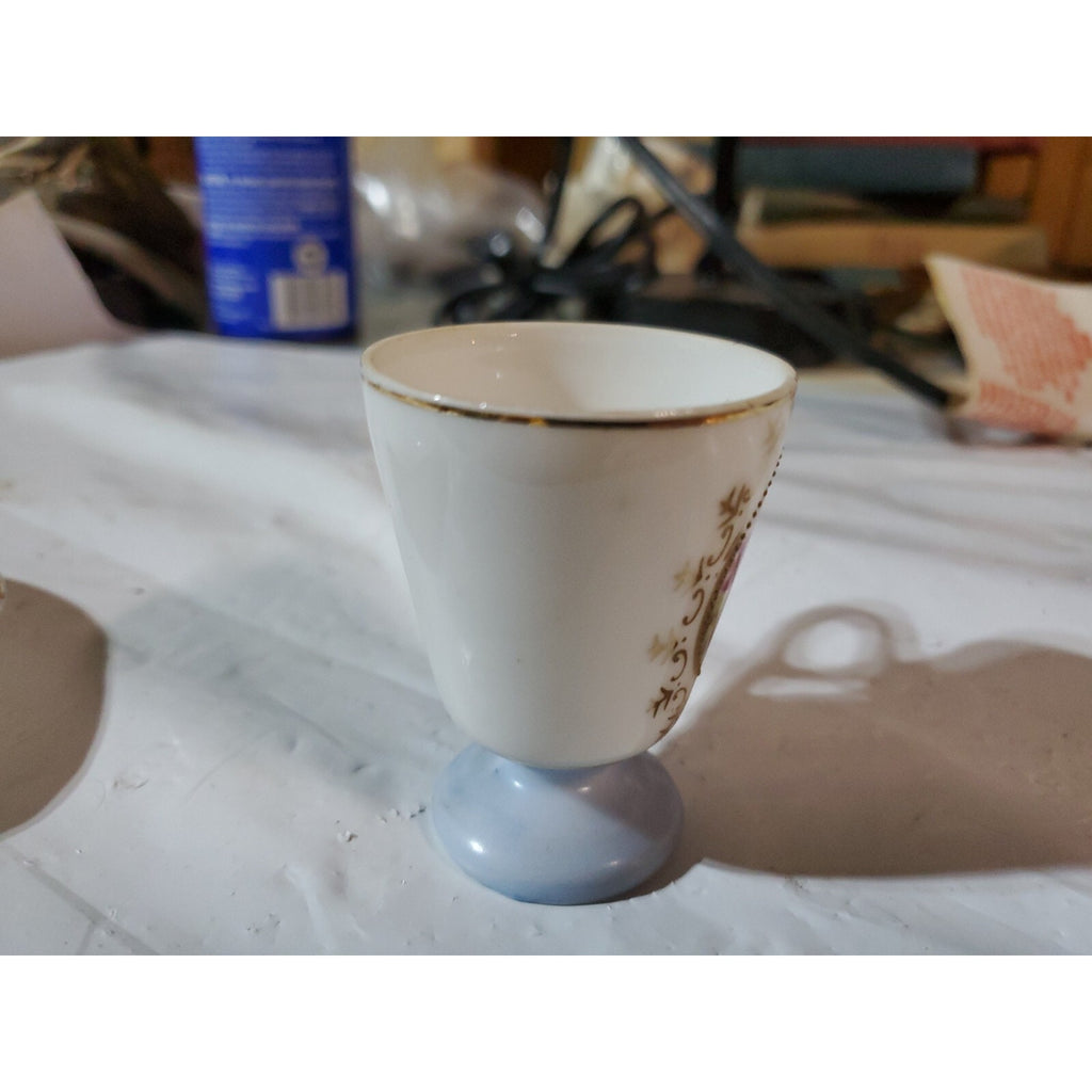 Vintage Japanese Miniature ,Victorian scene,coffee cup and saucer
