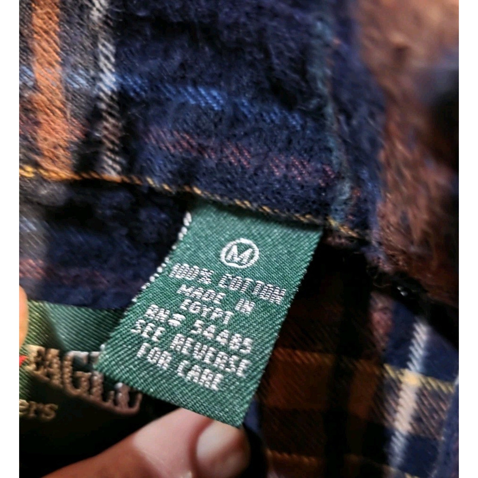 Lot of 2 American Eagle Super Plaid Button Down Flannel Size M
