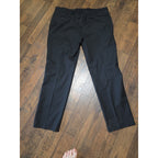 Lauren Ralph Lauren Men’s Black Dress Pants 40x32 Flat Front Chino Slacks