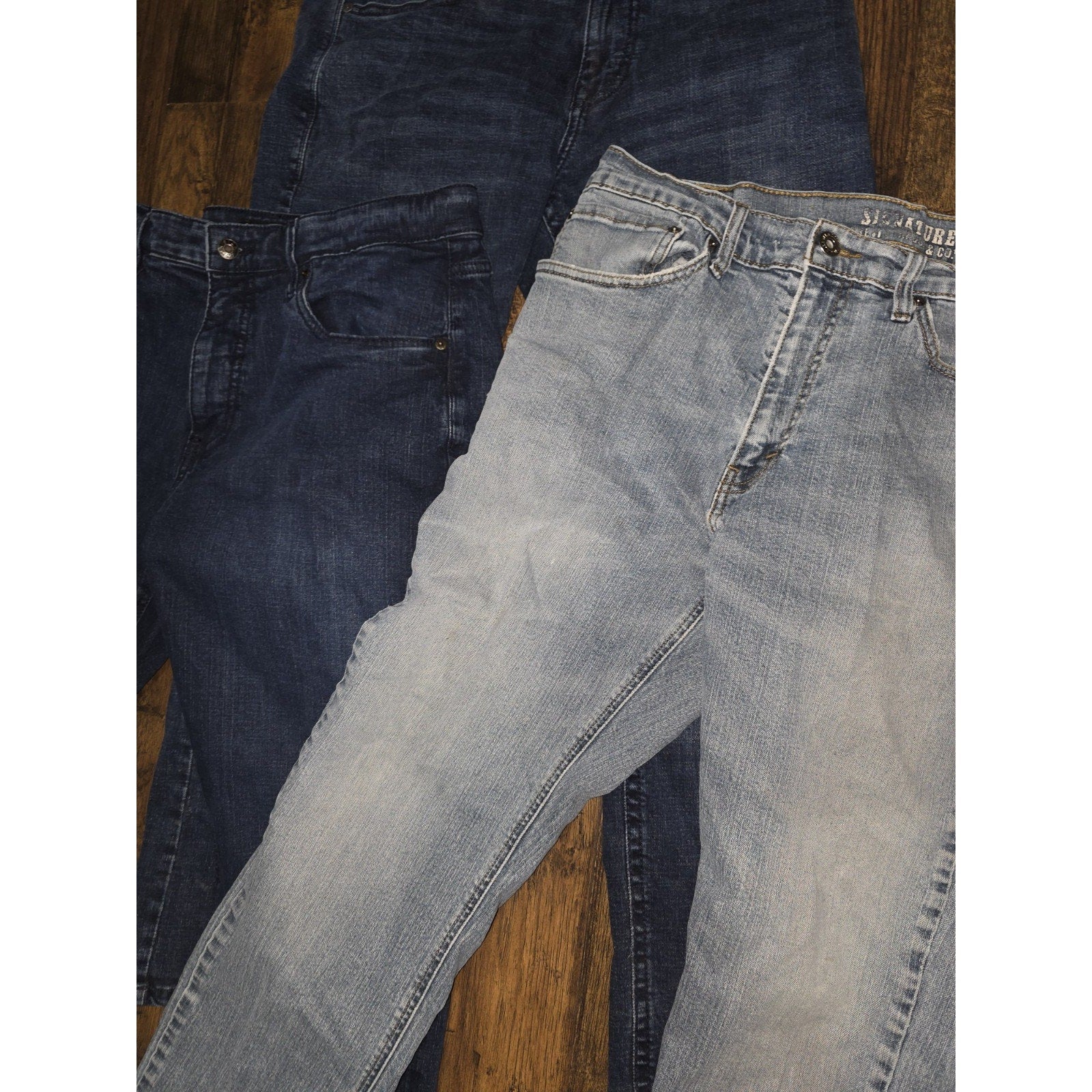 Men's Jeans Lot of 3: Signature by Levi Strauss, TK Axel, & Urban Star (34x30)