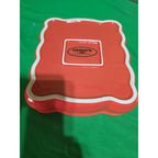 Stoneware Baking Dish Couchatta Casino Resorts Burnt Orange With Black Rim