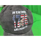 We The People Are Pissed Off Men Navy Blue Adjustable Strap Back Cap Hat USA