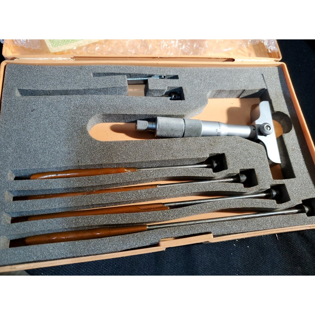Mitutoyo - 0-6"/.001" Depth Mic w/ case
