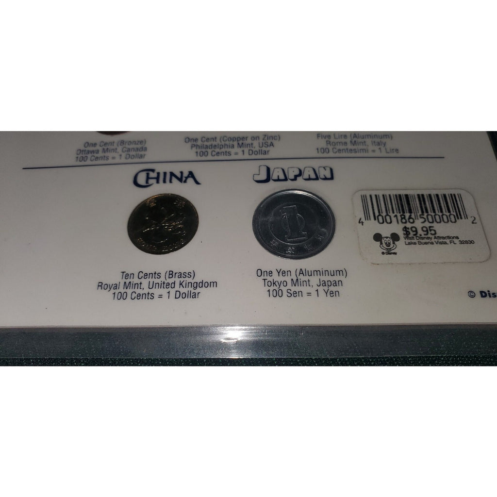 Disney World International Coin Set Vintage Epcot 2000