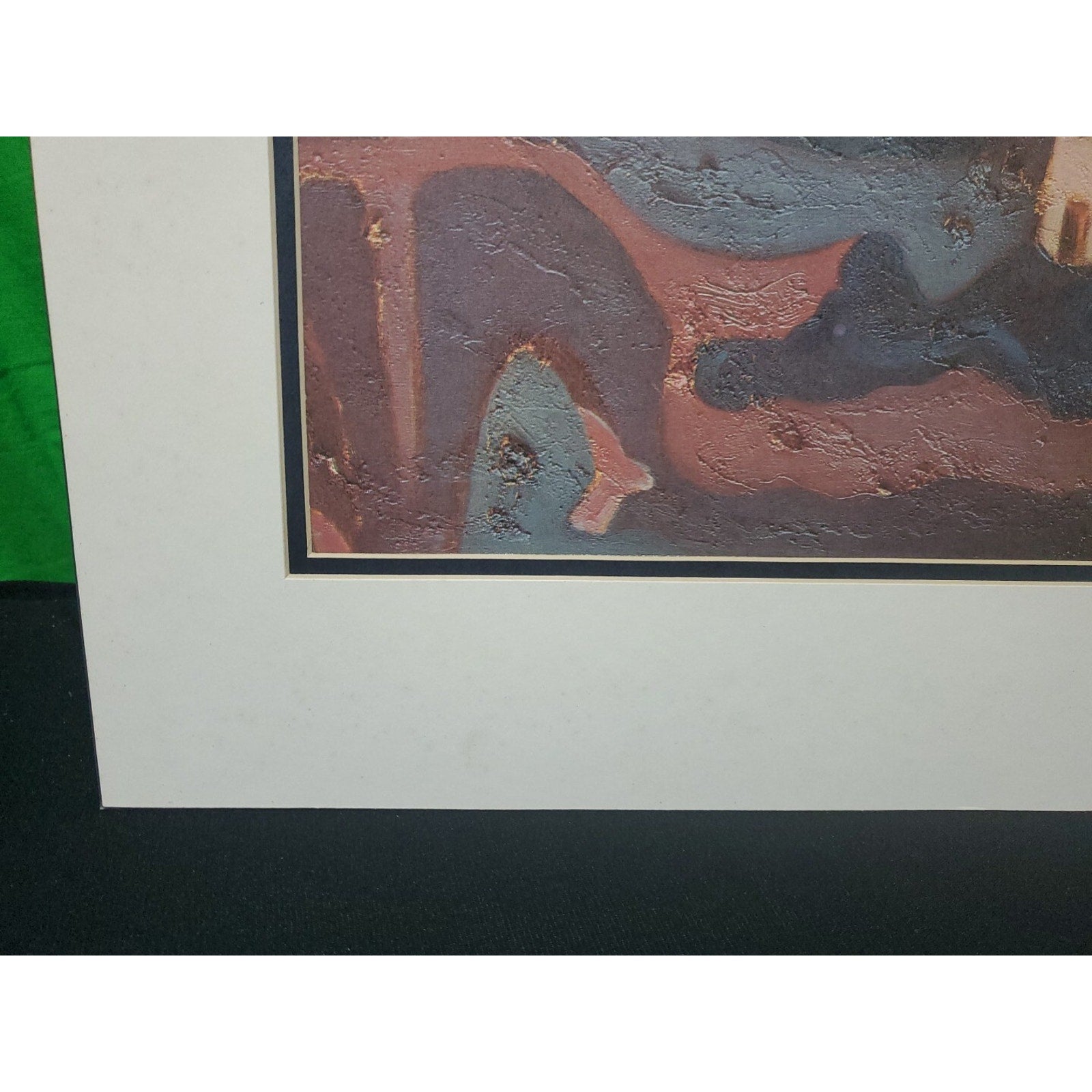 Amadeu Casals 1930"s Sun & Shade Lithoograph Matted