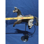 Hand Carved Wood Horse | Perpetual Motion Balancing Display | Vintage 12” High