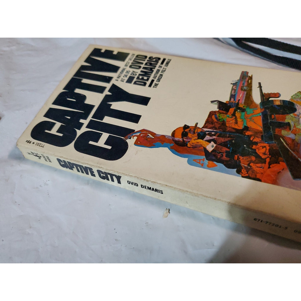 CAPTIVE CITY by OVID DEMARIS, POCKET BOOKS #77201, 1970, VINTAGE PAPERBACK!