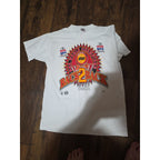 RARE Vtg Houston Rockets 1995 Back to Back NBA Champions Shirt SINGLE STITCH Lg