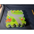 Peppa Pig 6pc Set Puzzle Tile Mega Playmat, Multicolor Free Ship