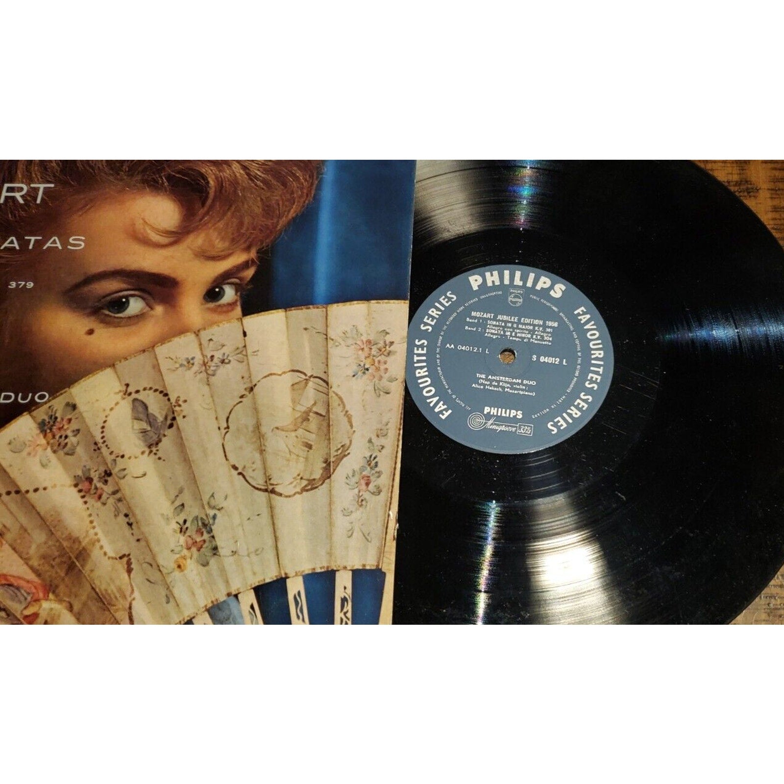 Mozart - Violin Sonata Kv 301 304 378 379 Das Amsterdamer Duo 1956 S04012L Rare