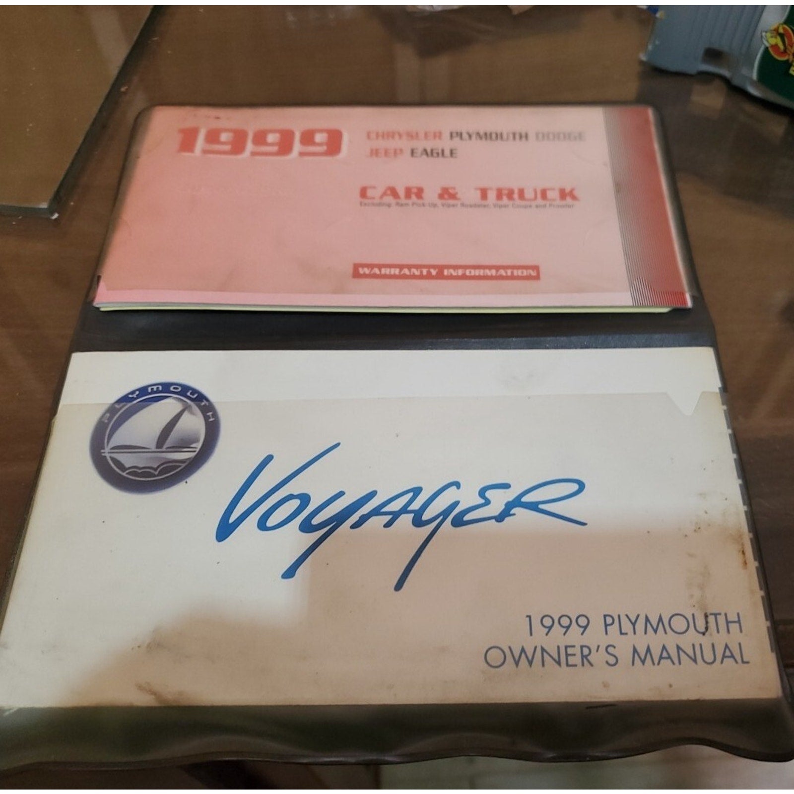 1998 Plymouth Voyager Owners Manual With Case OEM Free Shipping