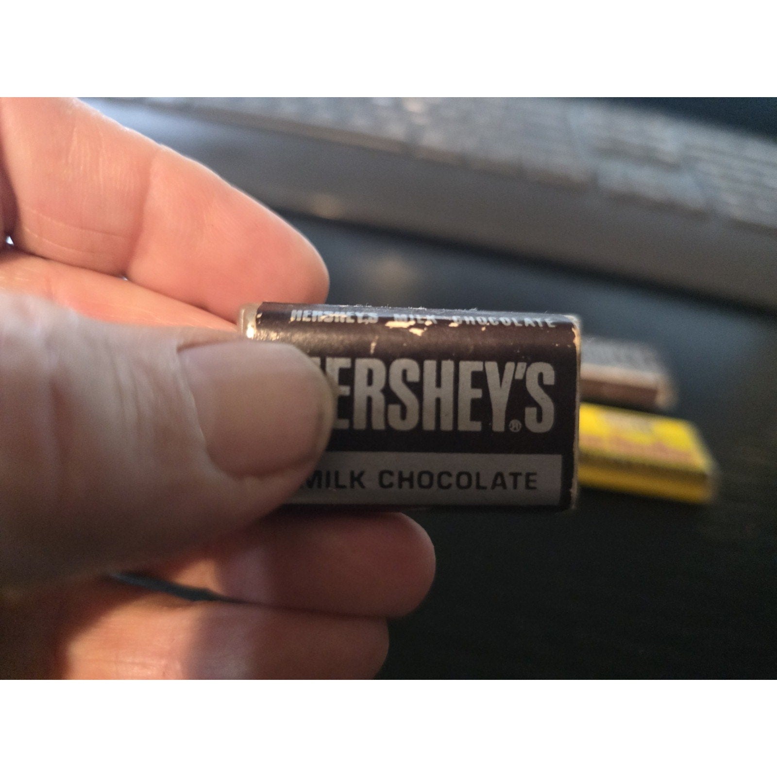 4 Vintage Candy Bars, 2 Hershey & 2 Hershey Mr Goodbars Refrigerator Magnets