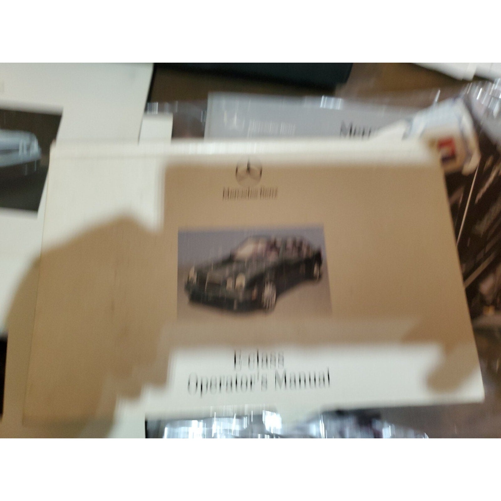 2001 E-Class Mercedes-Benz Owner's Manual Book Case Black GENUINE OEM All Books