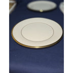 Lenox "Eternal" Gold Rimmed Ivory 8 1/8" Salad/Dessert Plate