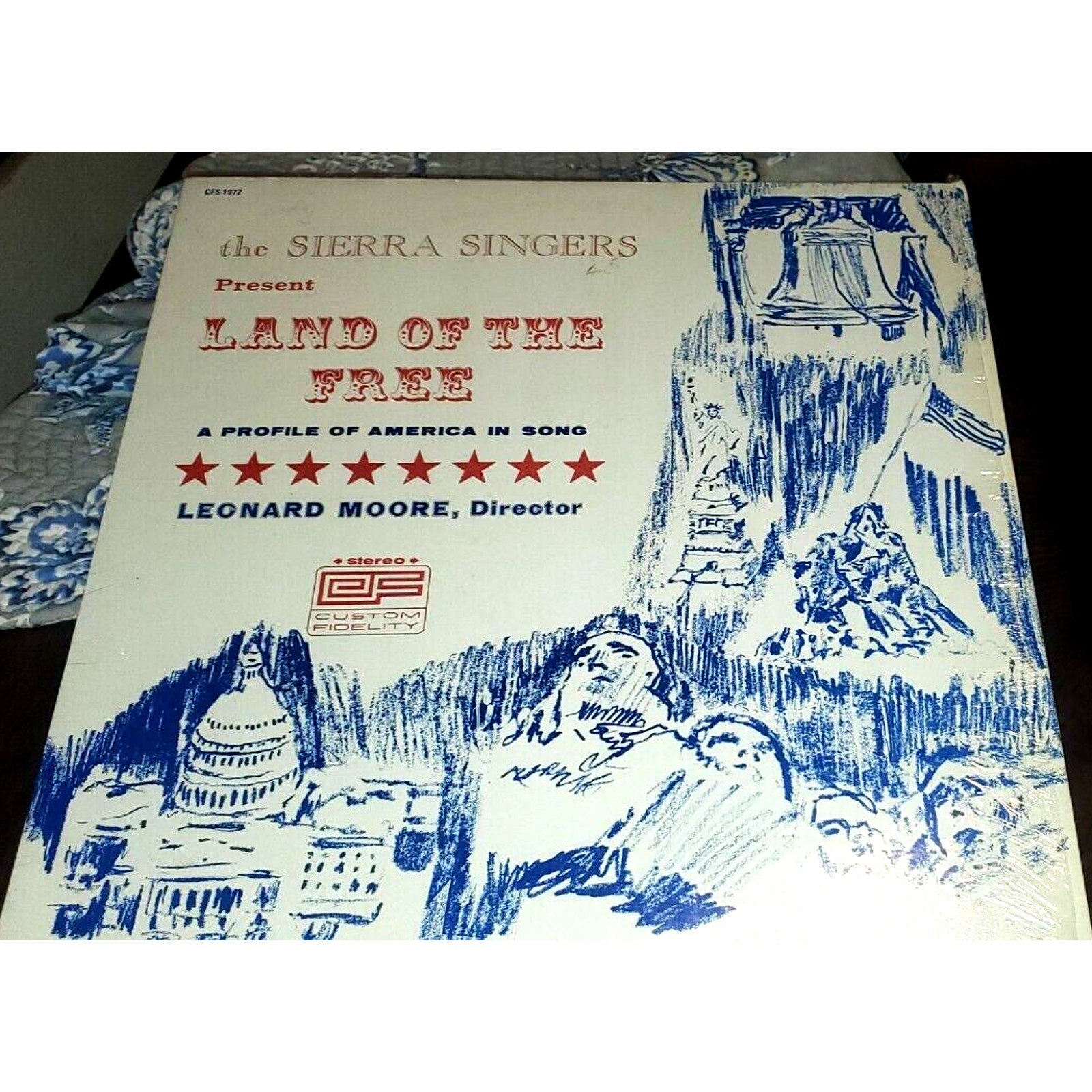 Vintage Sierra Singers Present LAND OF THE FREE AMERICA IN SONG VINYL LP