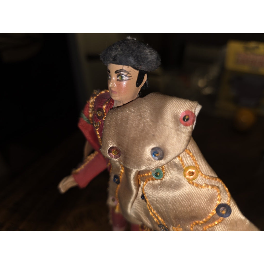 Vintage Munecos Carselle Mexican Spanish Matador Doll 6” tall