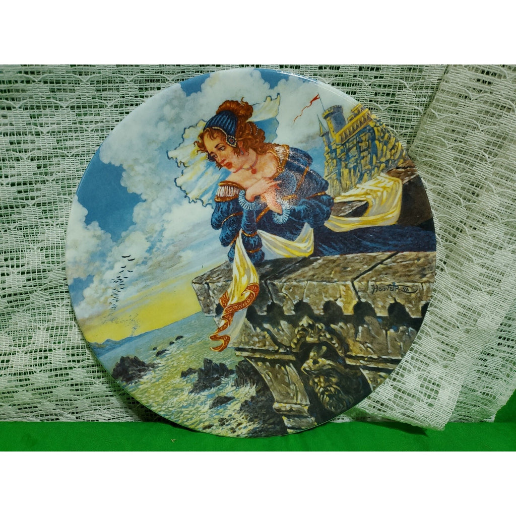 Longton Crown Pottery Collector Plate :The Franklin's Tale -Bone China LE - 8.5"