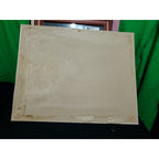 Amadeu Casals 1930"s Painting The Beach Lithoograph Matted