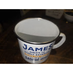 History & Heraldry Personalized Tin Mugs "James"