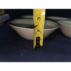 Vintage Christmas Tree Stoneware 7" Dessert/Salad Bowl Set Of 4