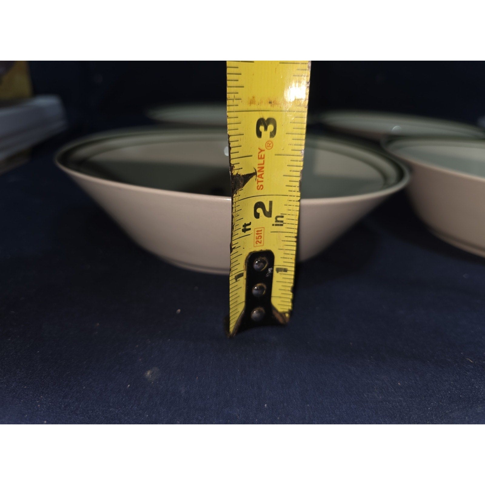 Vintage Christmas Tree Stoneware 7" Dessert/Salad Bowl Set Of 4