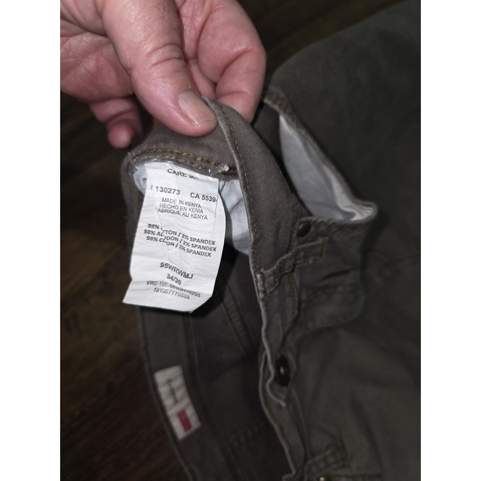 Lot of 2 Wrangler Men’s Pants 34x30 - Relaxed Fit Jeans & Straight Twill Pants