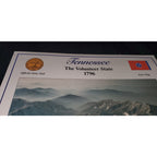 Tennessee Uncirculated Quarters Stamps Collection Card The Volunteer State 1796
