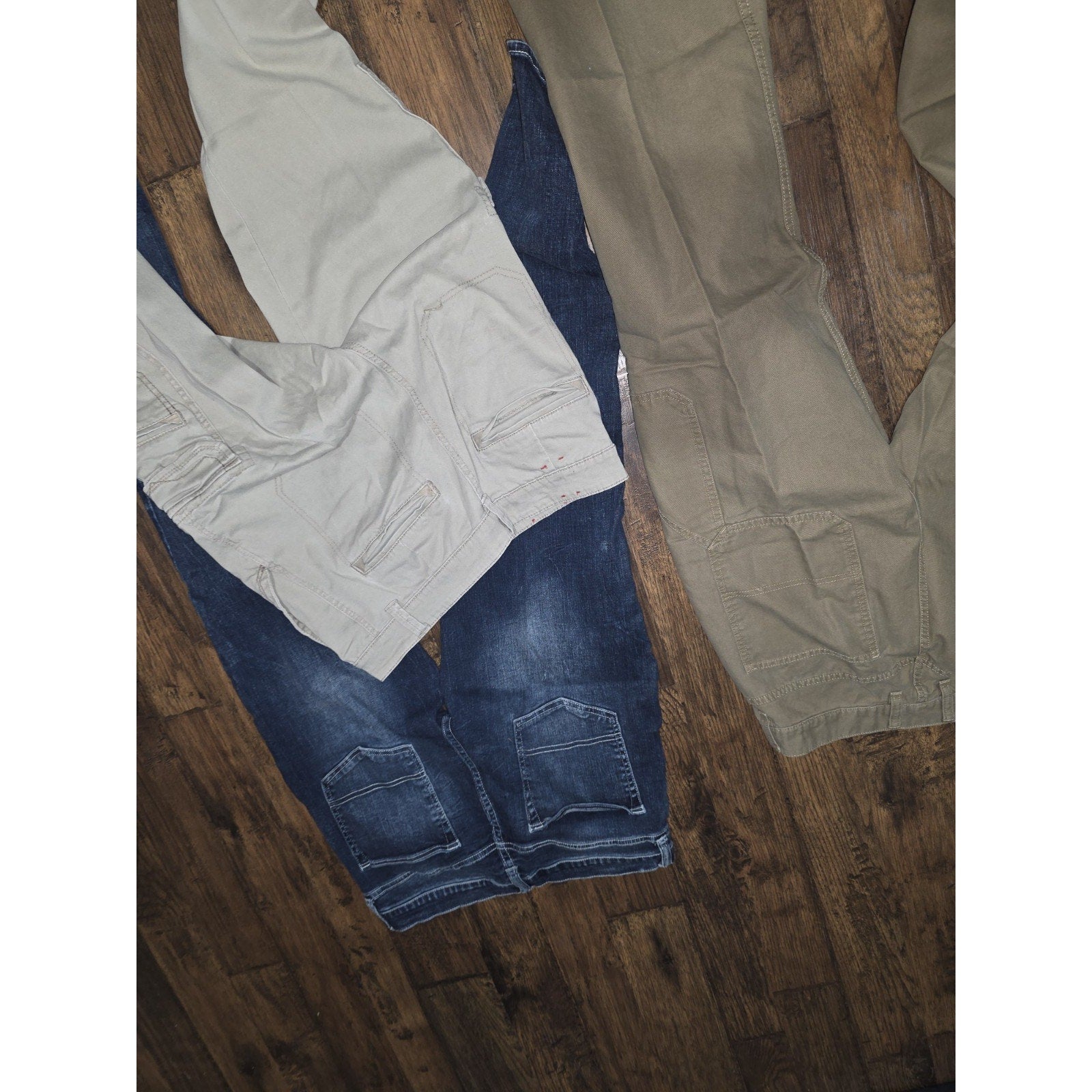 Lot of 3 Men's Pants Size 34x30 - Arizona Skinny, Blue Mountain & Unionbay