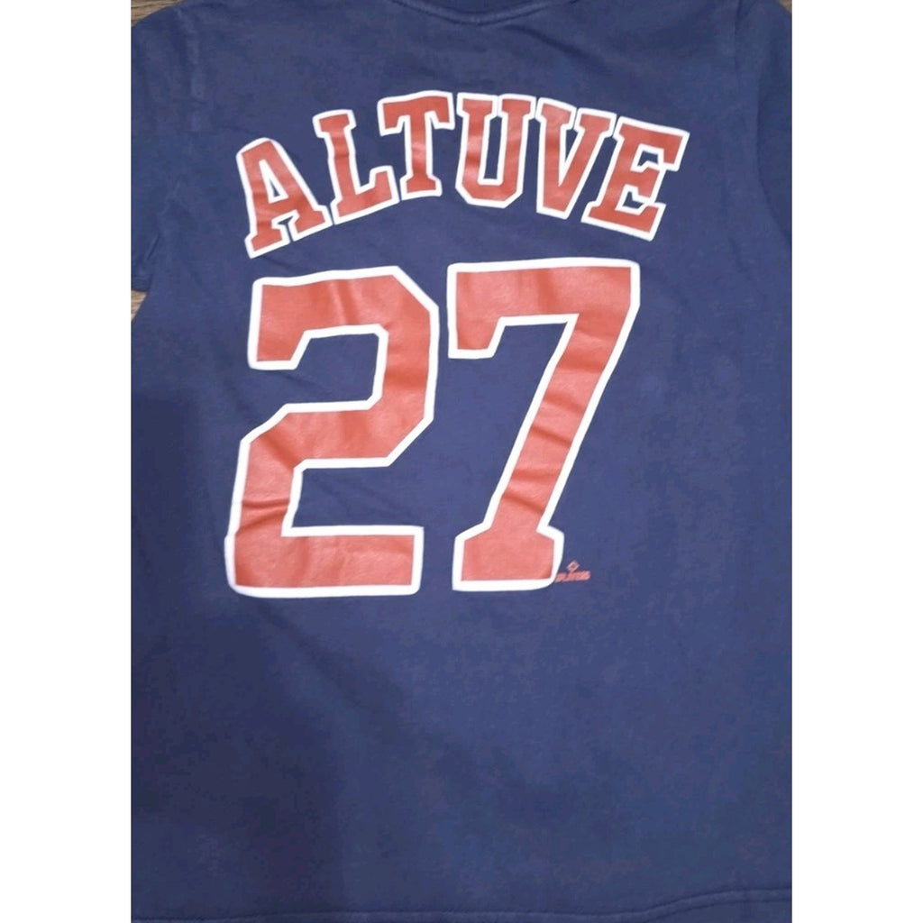 Nike Houston Astros Baseball Tshirt 27 Altuve Youth Size Small Fee Ship