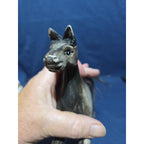 Hand Carved Wood Horse | Perpetual Motion Balancing Display | Vintage 12” High