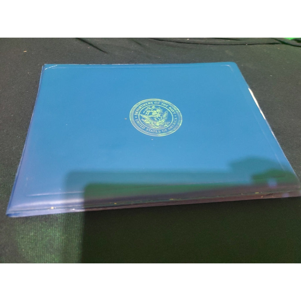 USS Francis Marion LPA-249 APA US Navy Original 8x10 Photo With Cert. Of Appt.