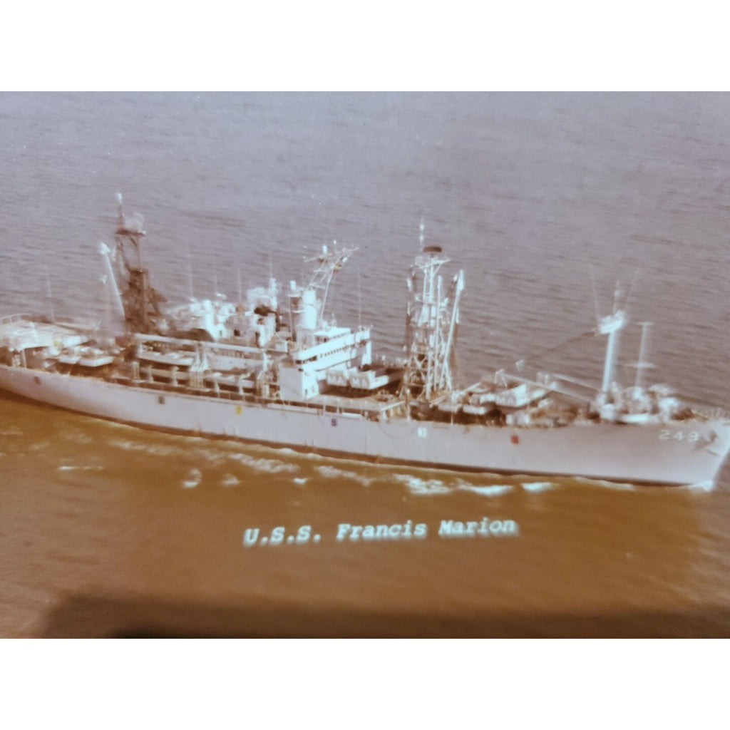 United States Navy USS Francis Marion LPA249 Original Photo Print 5 X 3.5