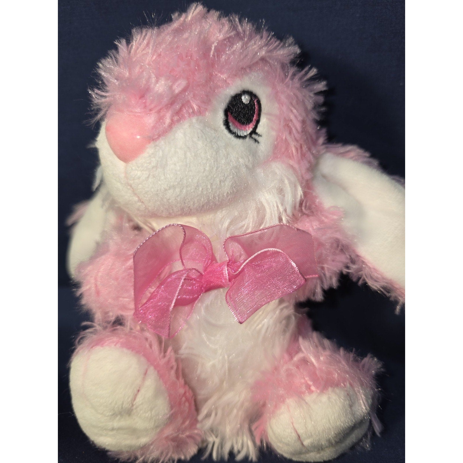 Dan Dee Super Soft Rabbit Plush 8” Collectors Choice Pink Stuffed Toy Free Ship
