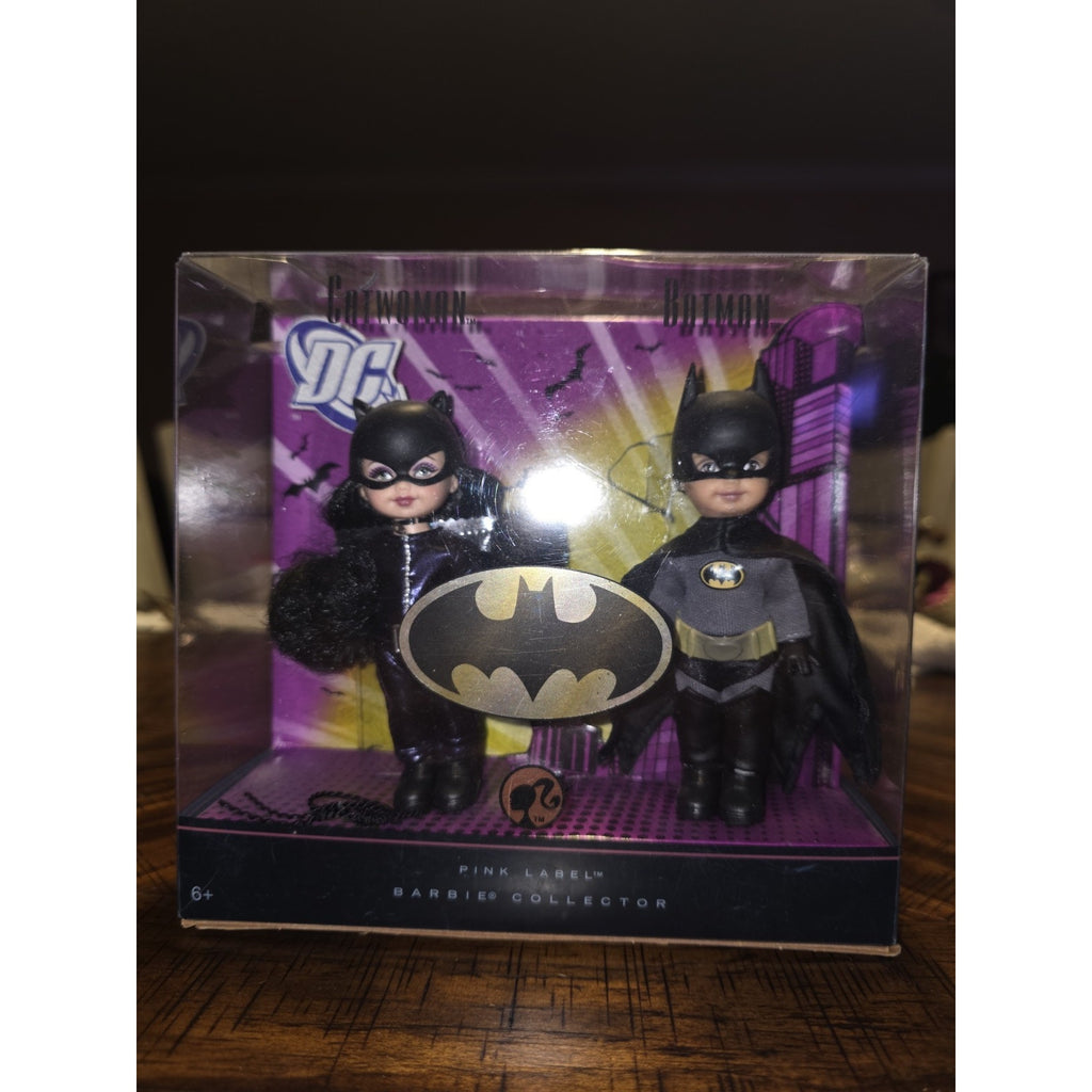 Barbie Kelly Catwoman & Batman Tommy DC Comics N2689 2008 Mattel NRFB