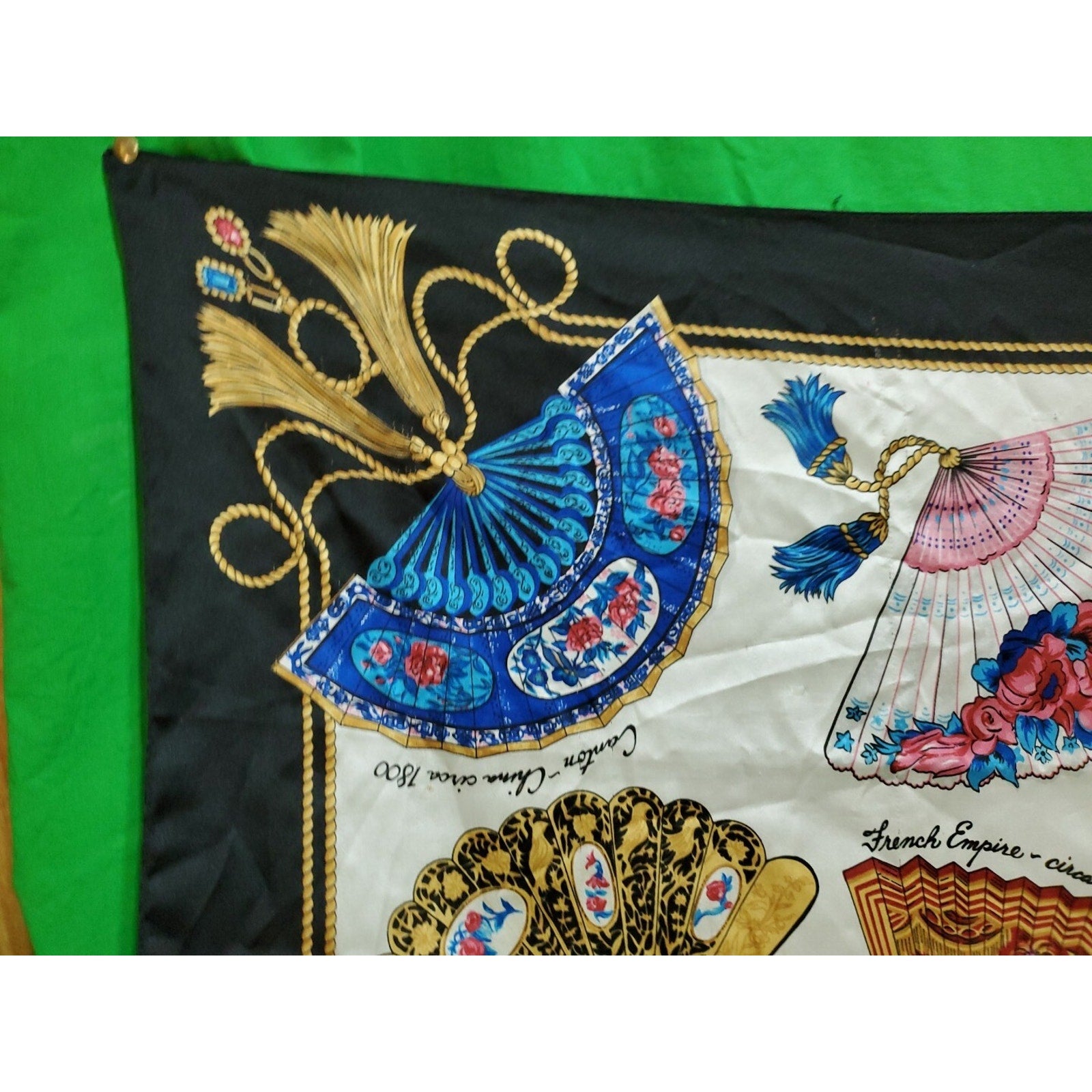 Vintage Avon Scarf Italy Fans From Around The World 35x34