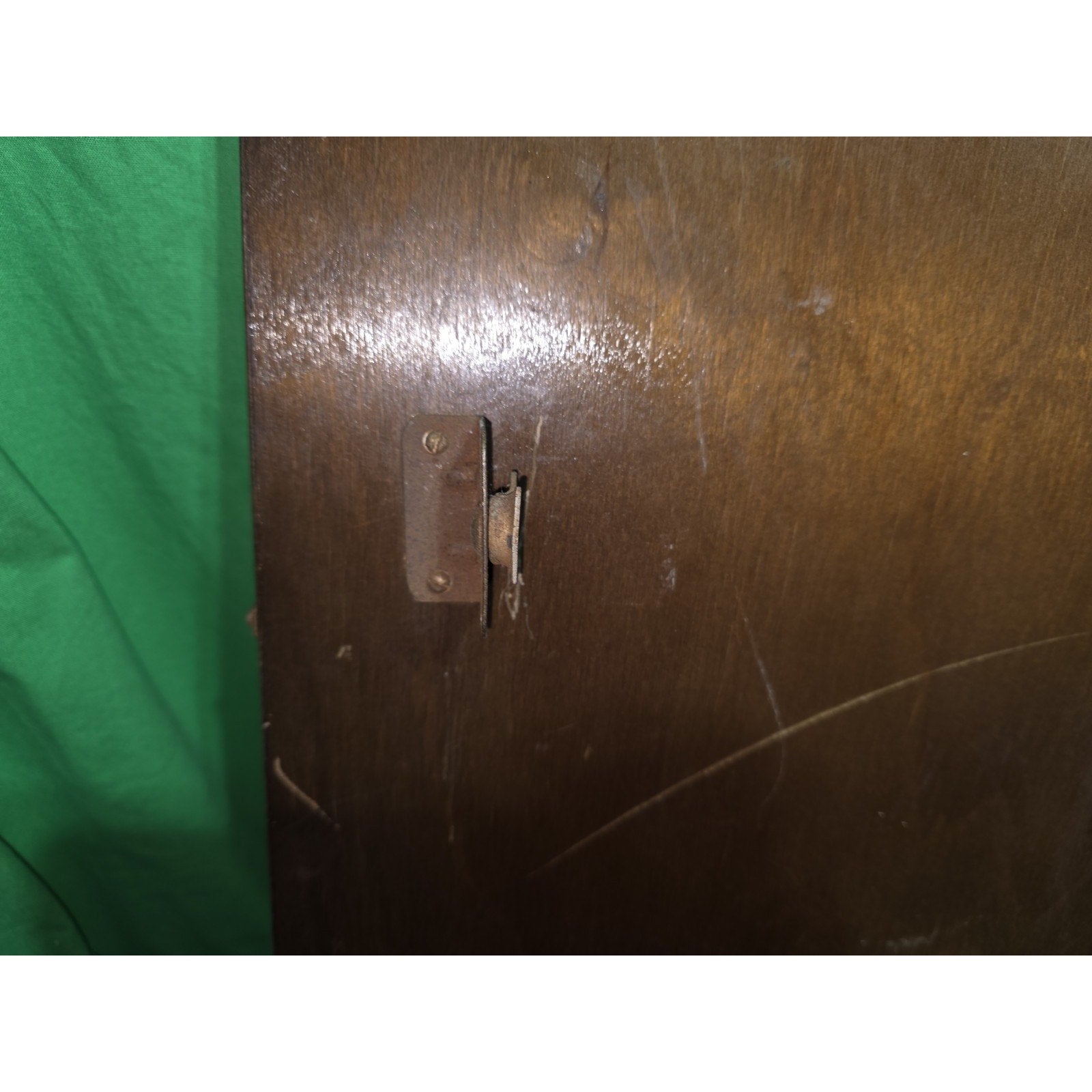 Antique Rustic Farmhouse Vanity Dresser Mirror Decor Shelf VTG 13x22.5”