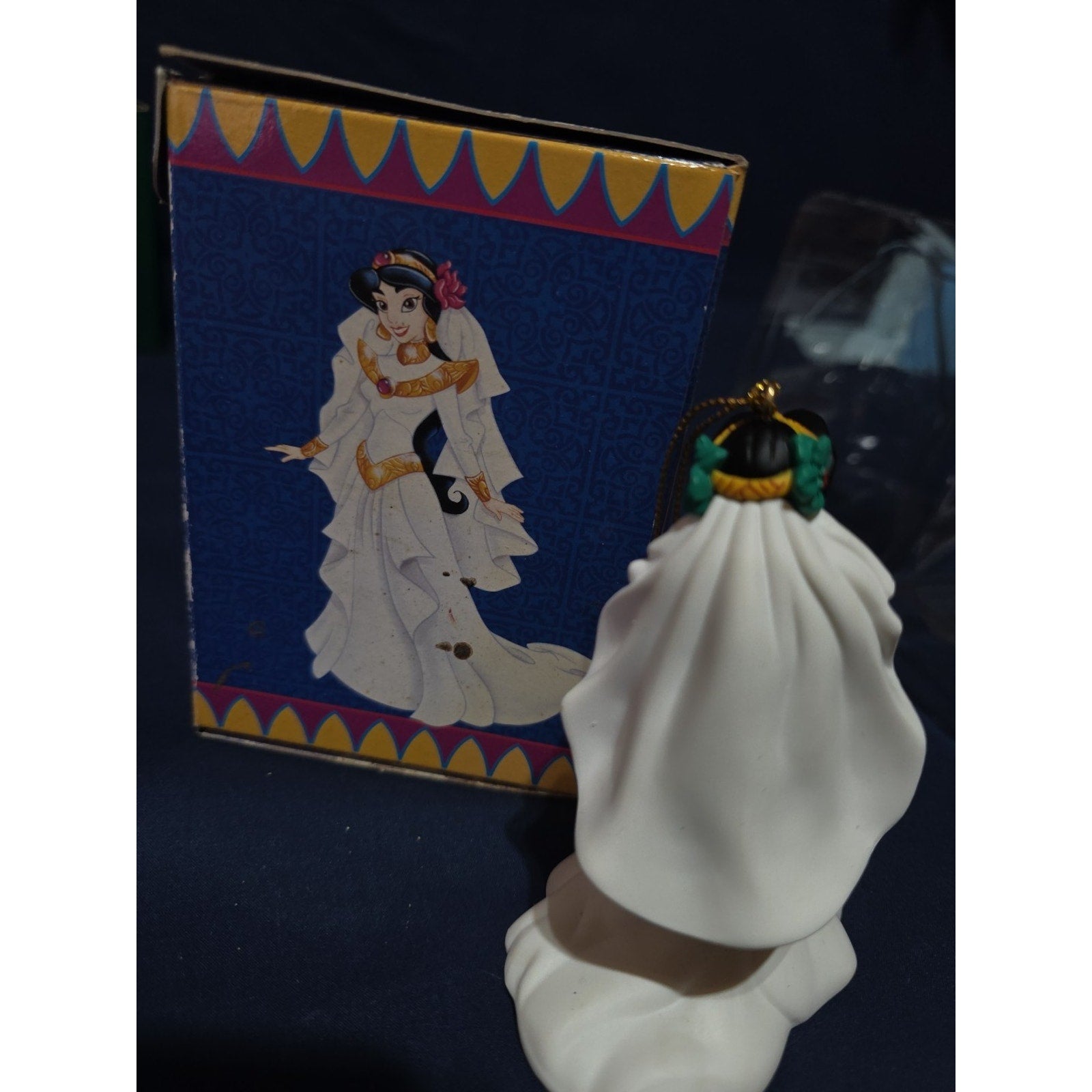 Disney Grolier Ornament 1st Ed. Wedding Dress Jasmine From Aladdin