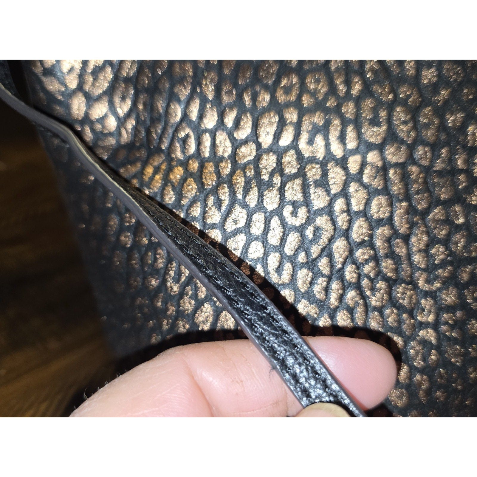 Aimee Kestenberg Tamitha Leather Crossbody Bag - Bronze Python Metallic - A2823