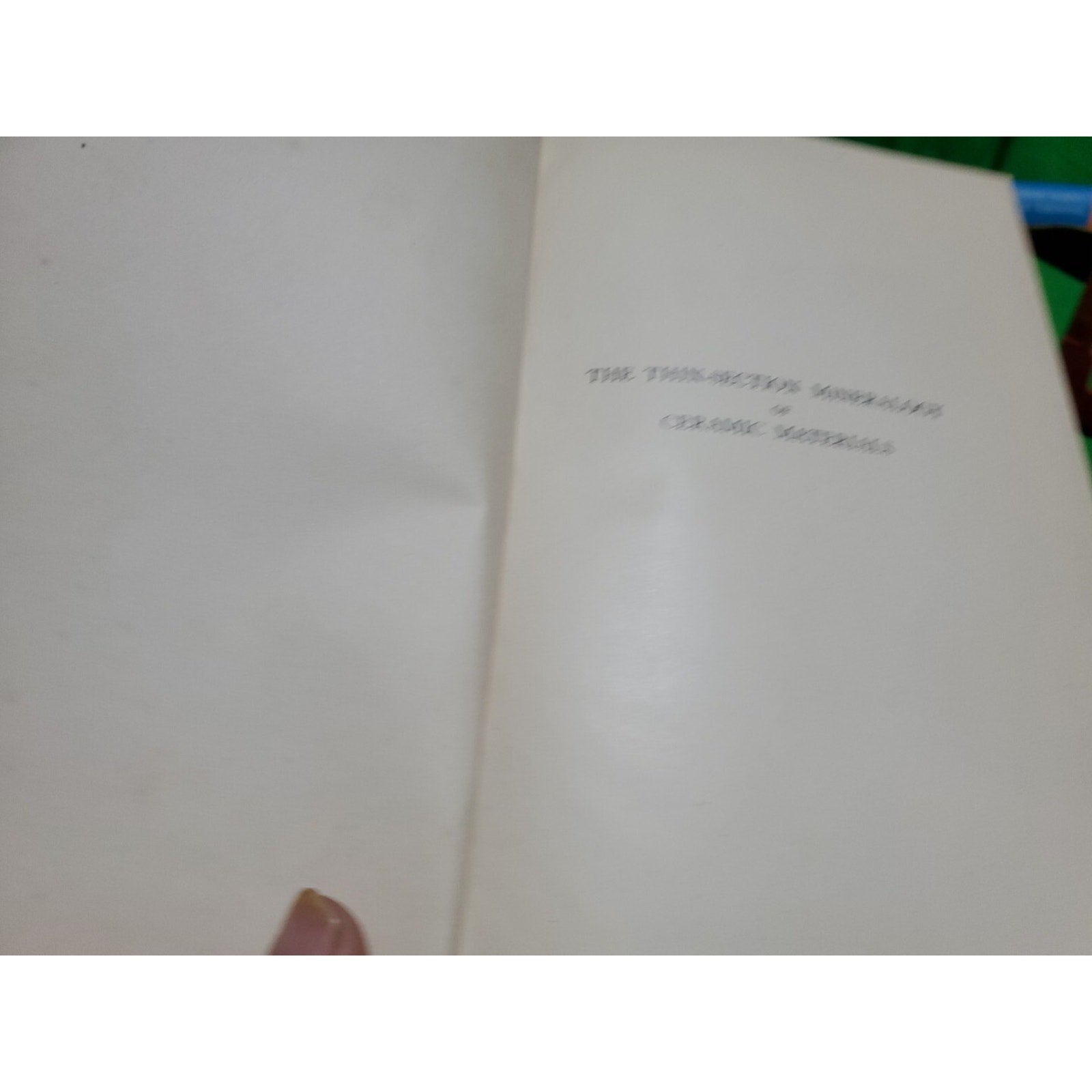 The Thin-Section Mineralogy of Ceramic Materials (G. R. Rigby - 1948 Publishing