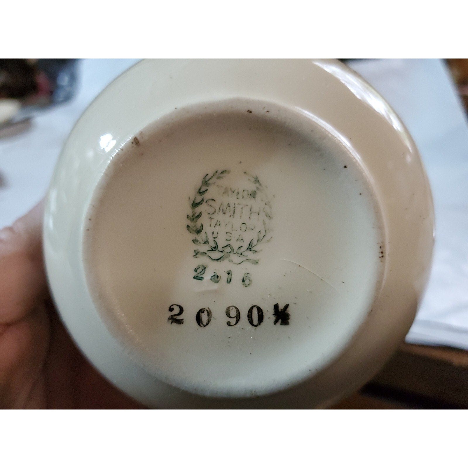Taylor Smith & Taylor Creamer bowl & serving platter 13"