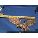 Vtg Eagle Wall Plaque Mount Vernon VA Cast Copper Finish Americana Souvenir 9"