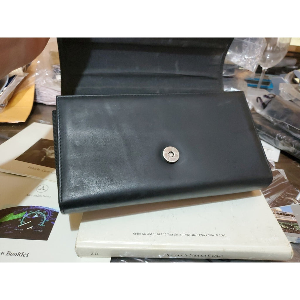 2001 E-Class Mercedes-Benz Owner's Manual Book Case Black GENUINE OEM All Books