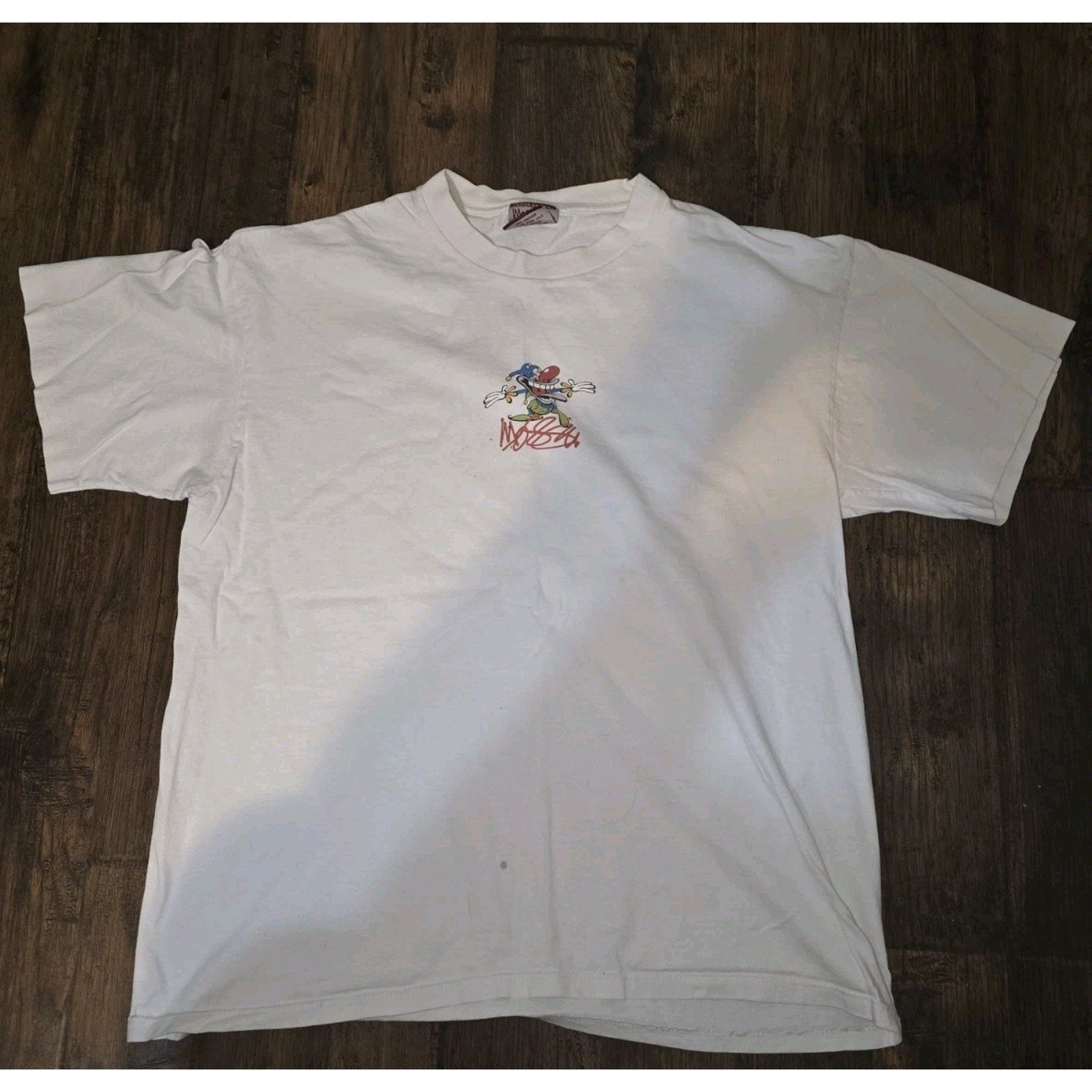 Vintage Rare 90s Mossimo Jester T-Shirt Single Stitch Made in USA Skater Surfer