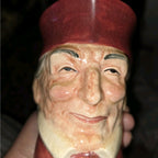 Vintage Toby Style Character Mug Creamer The Cardinal Wosley 3-4"Tall,