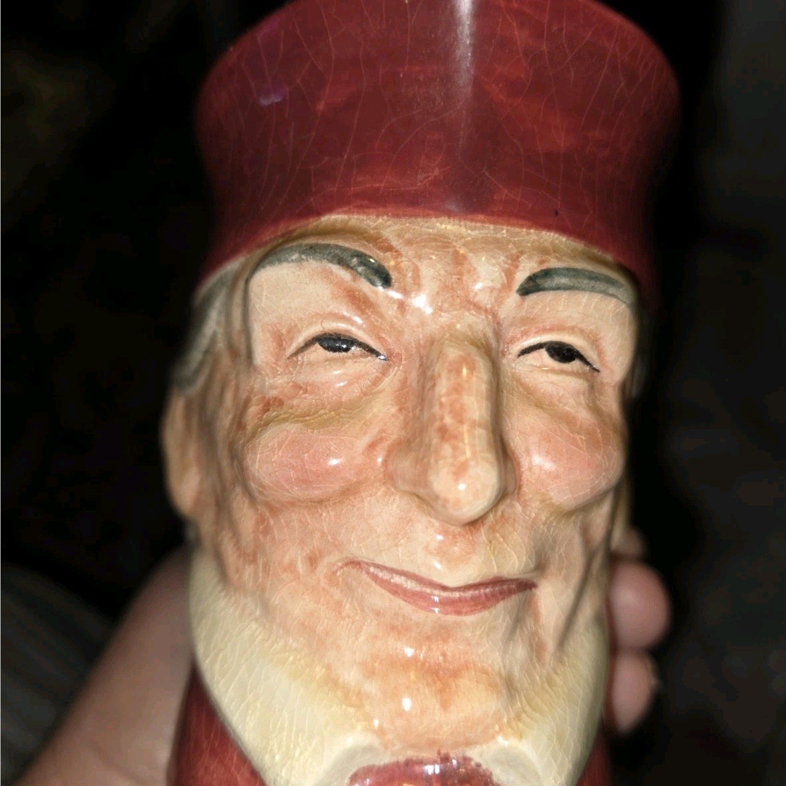 Vintage Toby Style Character Mug Creamer The Cardinal Wosley 3-4"Tall,