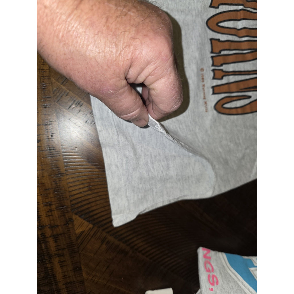 Vintage Texas Longhorns Pocket T shirt 1980’s M Single Stitch Nutmeg Made USA