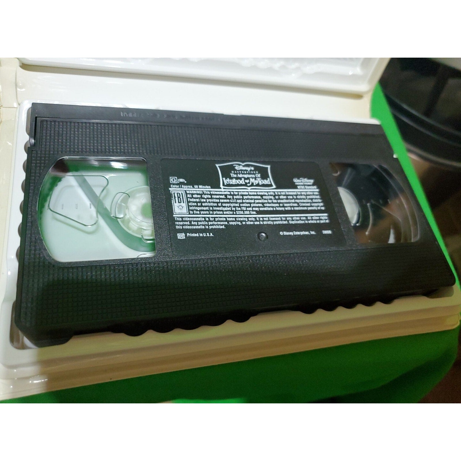 The Adventures of Ichabod & Mr. Toad (VHS, 1999) Rare 50th Anniversary Additio