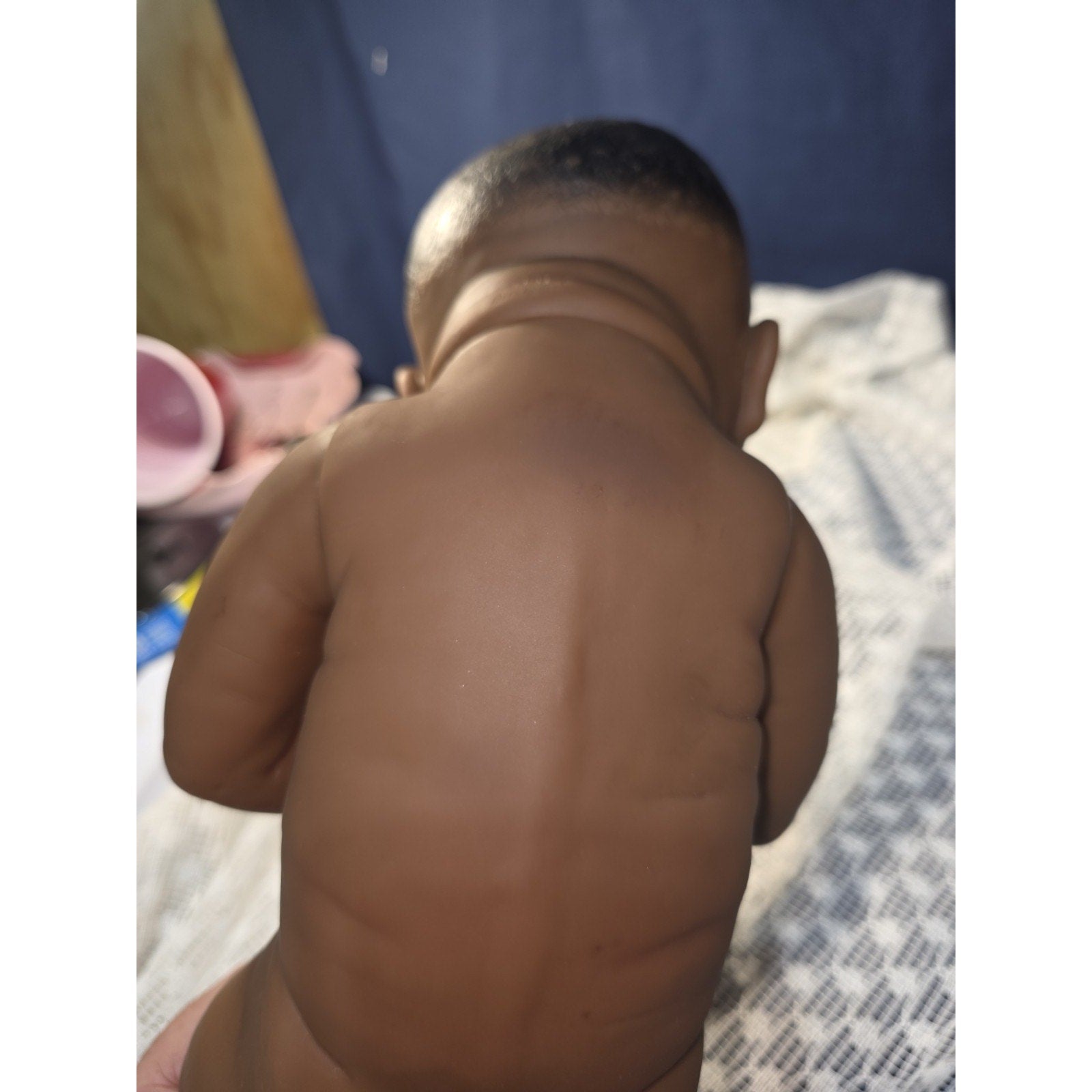 Berenguer 23-06 Newborn African American Girl Lifelike Baby Doll 14”